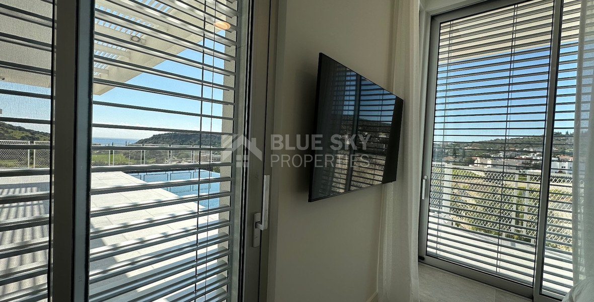 MODERN 6 BEDROOM 5 BATHROOM FURNISHED VILLA IN AN ELEVATED PART OF AGIOS TYCHONAS WITH LOVELY VIEWS