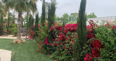 Furnished modern 5 bedroom villa with private roof terrace pool offering panoramic sea views.