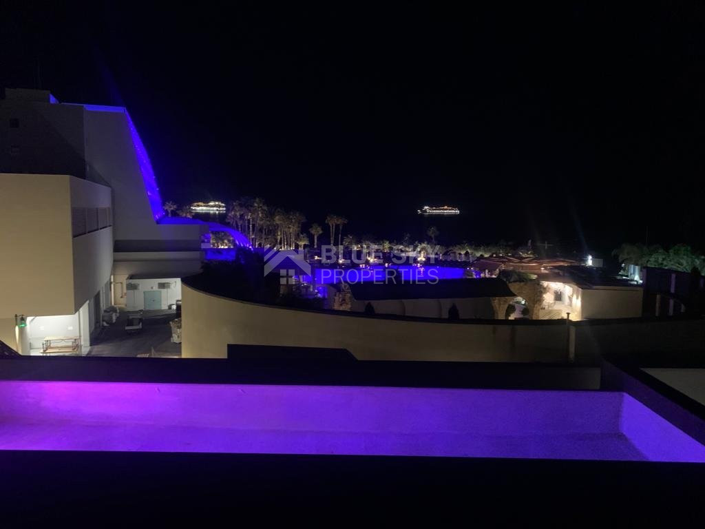 Furnished modern 5 bedroom villa with private roof terrace pool offering panoramic sea views.