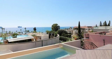 Furnished modern 5 bedroom villa with private roof terrace pool offering panoramic sea views.