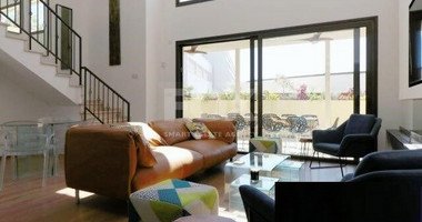 Furnished modern 5 bedroom villa with private roof terrace pool offering panoramic sea views.