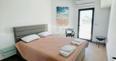 Furnished modern 5 bedroom villa with private roof terrace pool offering panoramic sea views.