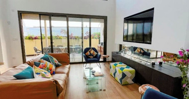 Furnished modern 5 bedroom villa with private roof terrace pool offering panoramic sea views.