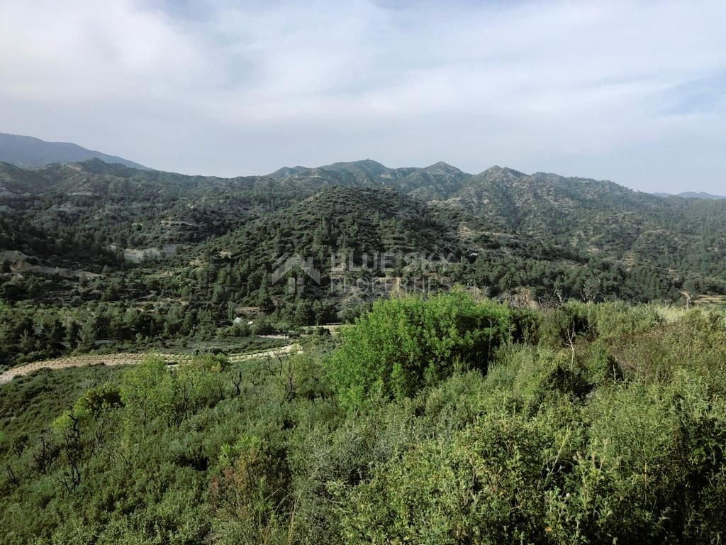 Agriculture land for sale in Troodos mountains in Limassol