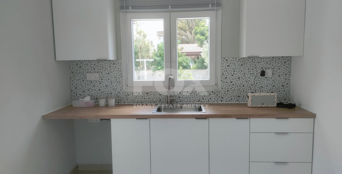 Fully renovated, detached 2-bedroom house with garden for rent in the Agios Ioannis, Limassol