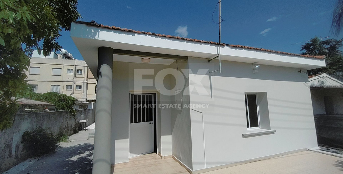 Fully renovated, detached 2-bedroom house with garden for rent in the Agios Ioannis, Limassol