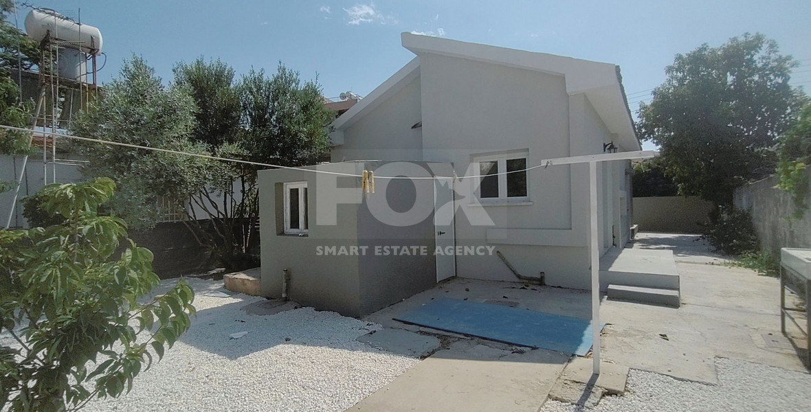 Fully renovated, detached 2-bedroom house with garden for rent in the Agios Ioannis, Limassol