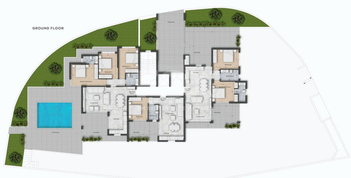 Ground floor Two bedroom apartment for sale in Germasogeia, Limassol