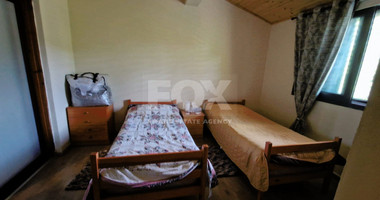 Beautiful three-bedroom house with big garden and common swimming pool in Mandria, Limassol