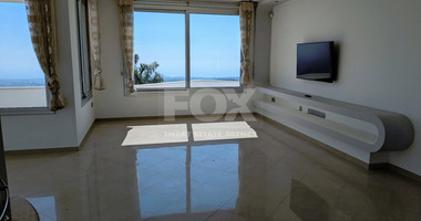 Detached Villa 4 bedroom + office, 4 bathrooms with 1 guest toilets panoramic sea views located at Mesa Chorio, Paphos.