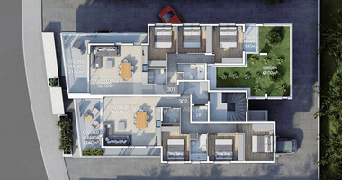 Brand New-Modern Design-Luxurious Three Bedroom Top Floor Apartment With Roof Garden And Pool In City Center