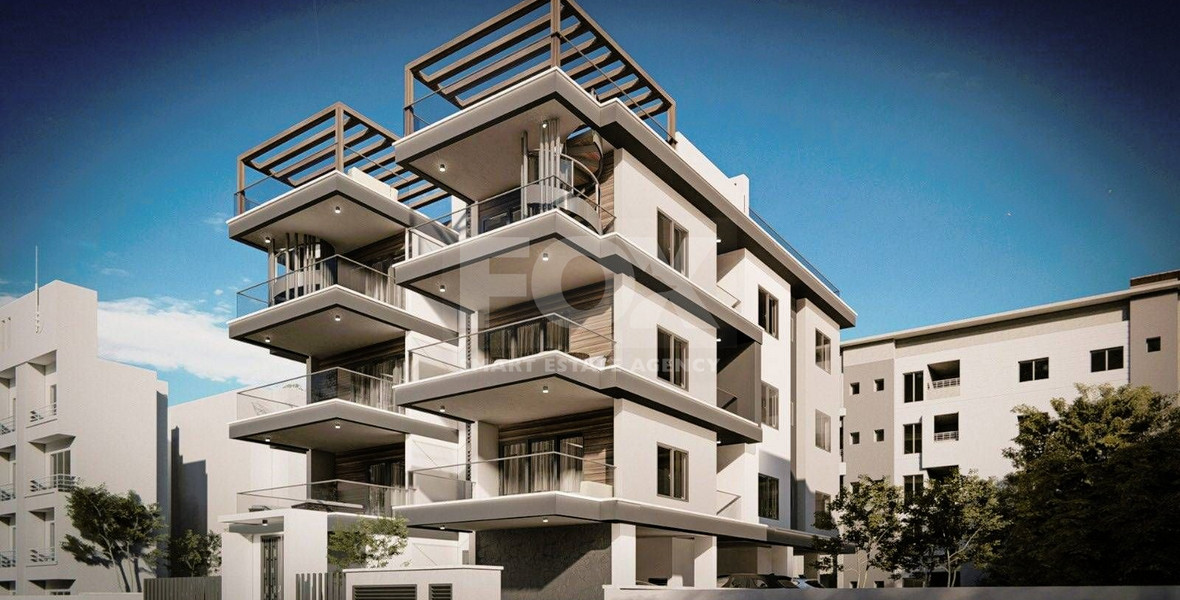 Brand New-Under Construction, Modern Design Two Bedroom Top Floor Apartment With Roof Garden And Pool in Ypsonas Area