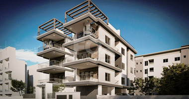 Brand New-Under Construction, Modern Design Two Bedroom Top Floor Apartment With Roof Garden And Pool in Ypsonas Area