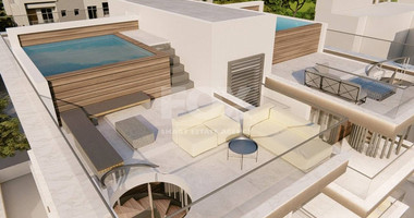 Brand New-Under Construction, Modern Design Two Bedroom Top Floor Apartment With Roof Garden And Pool in Ypsonas Area