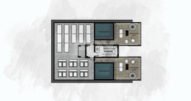 Brand New-Under Construction, Modern Design Two Bedroom Top Floor Apartment With Roof Garden And Pool in Ypsonas Area