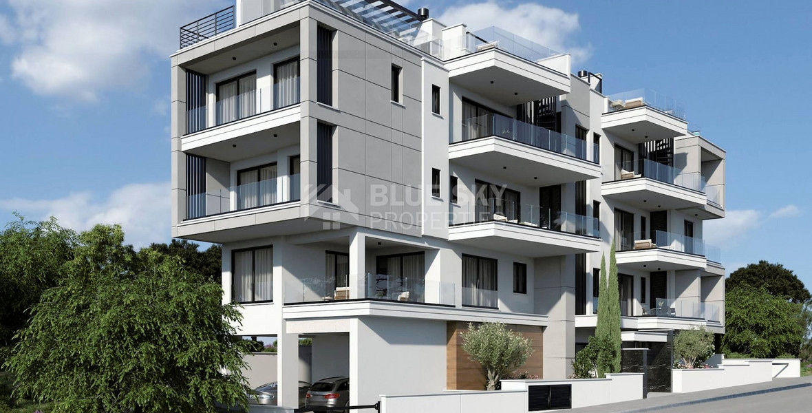 Spacious-Modern Design Top Floor Two Bedroom Apartment With Roof Garden And Pool In Panthea Area