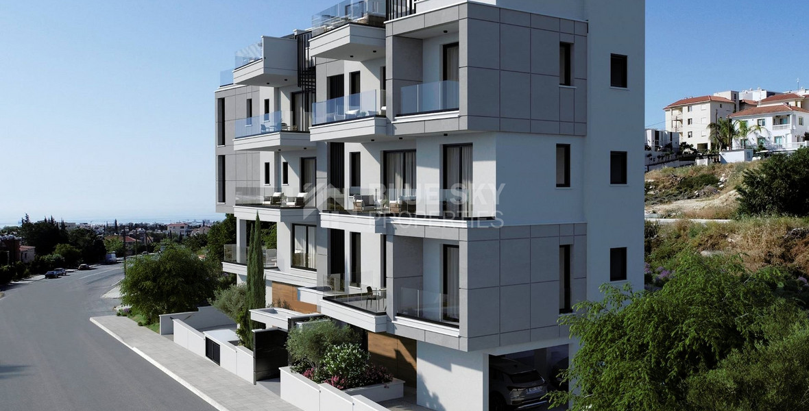 Spacious-Modern Design Top Floor Two Bedroom Apartment With Roof Garden And Pool In Panthea Area