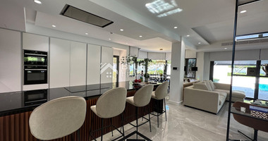FOR SALE LUXURY FURNISHED 4 BEDROOM VILLA WITH SEPARATE MAIDS QUARTER WITH BEAUTIFUL GARDENS AND POOL IN GERMASOGIA AREA.