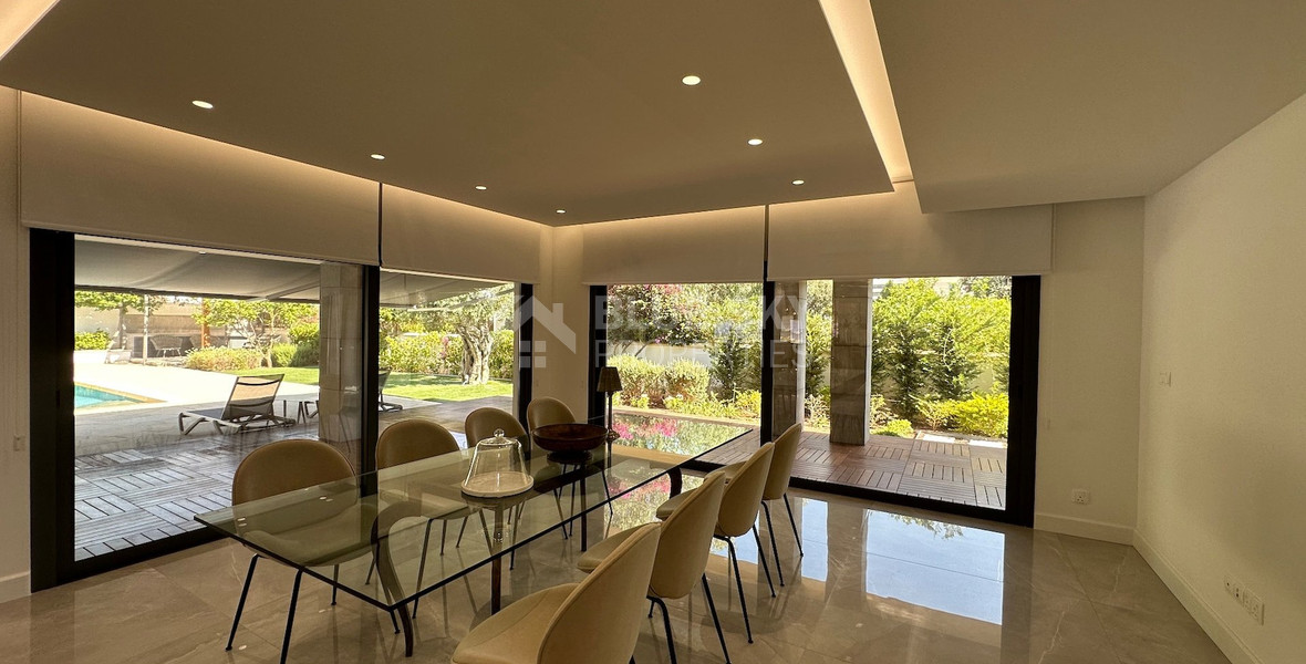 FOR SALE LUXURY FURNISHED 4 BEDROOM VILLA WITH SEPARATE MAIDS QUARTER WITH BEAUTIFUL GARDENS AND POOL IN GERMASOGIA AREA.
