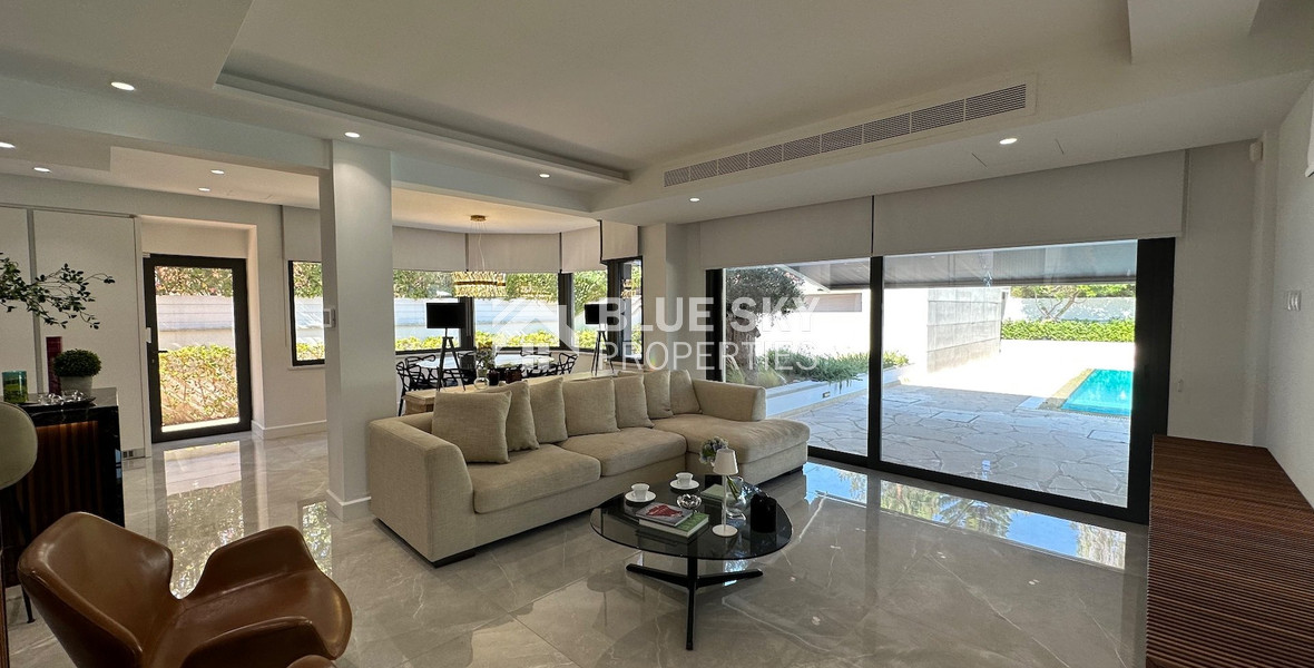 FOR SALE LUXURY FURNISHED 4 BEDROOM VILLA WITH SEPARATE MAIDS QUARTER WITH BEAUTIFUL GARDENS AND POOL IN GERMASOGIA AREA.