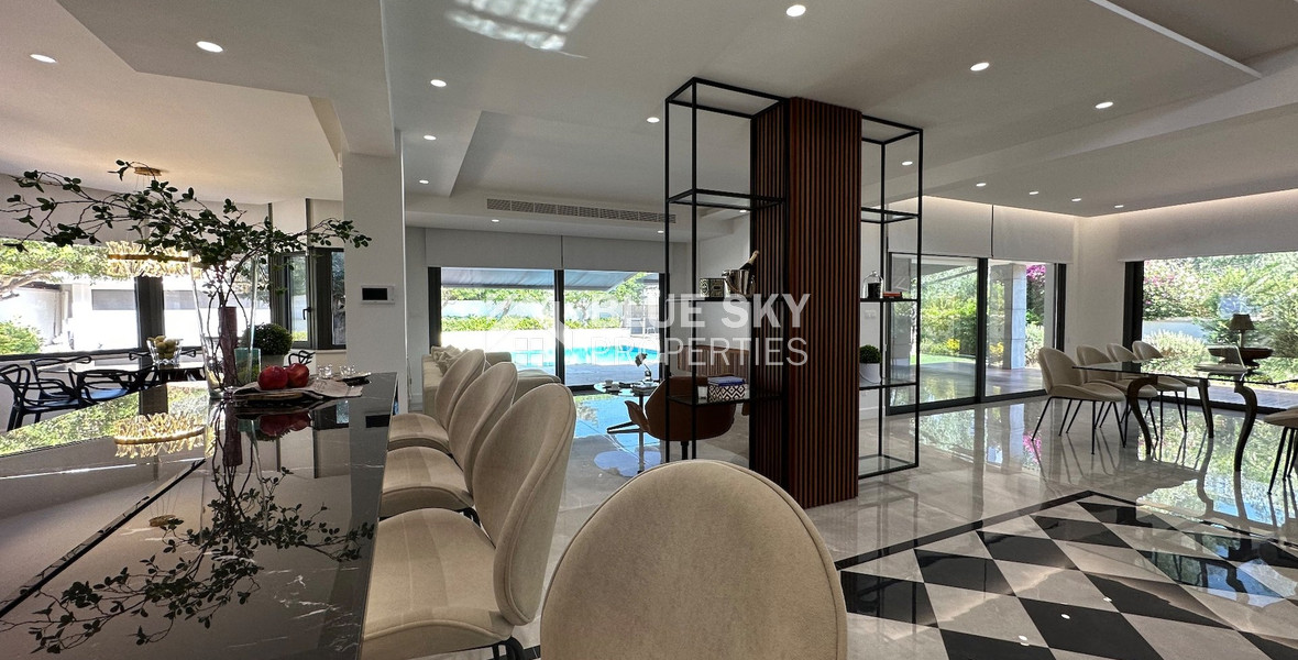 FOR SALE LUXURY FURNISHED 4 BEDROOM VILLA WITH SEPARATE MAIDS QUARTER WITH BEAUTIFUL GARDENS AND POOL IN GERMASOGIA AREA.