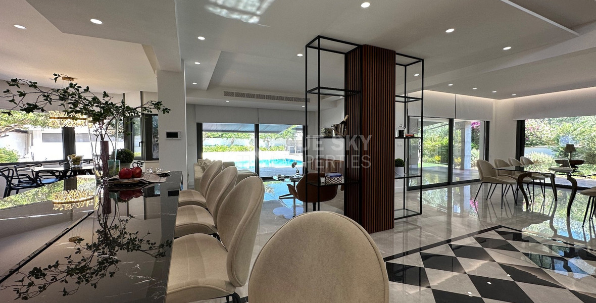 FOR SALE LUXURY FURNISHED 4 BEDROOM VILLA WITH SEPARATE MAIDS QUARTER WITH BEAUTIFUL GARDENS AND POOL IN GERMASOGIA AREA.