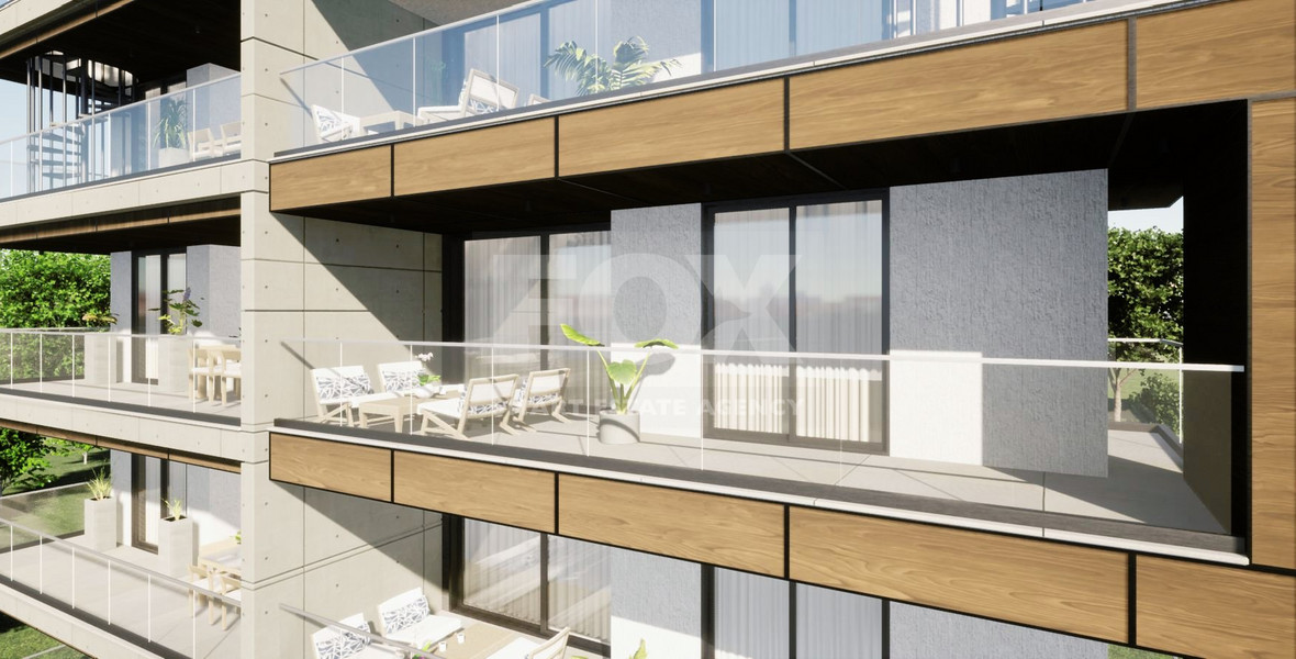 Brand New-Modern Design Two Bedroom Top Floor Apartment With Roof Garden And Pool, Walking Distance From Limassol Marina