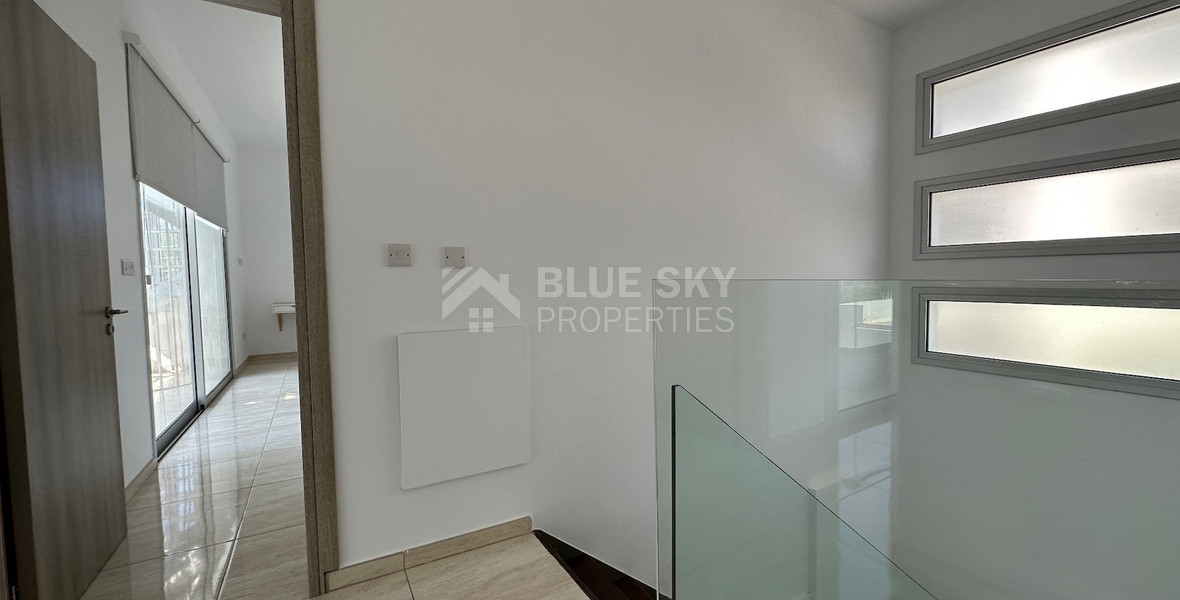 A lovely modern Detached Three Bedroom house in the sought after location of Ekali opposite a park.