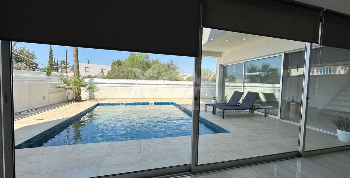 A lovely modern Detached Three Bedroom house in the sought after location of Ekali opposite a park.