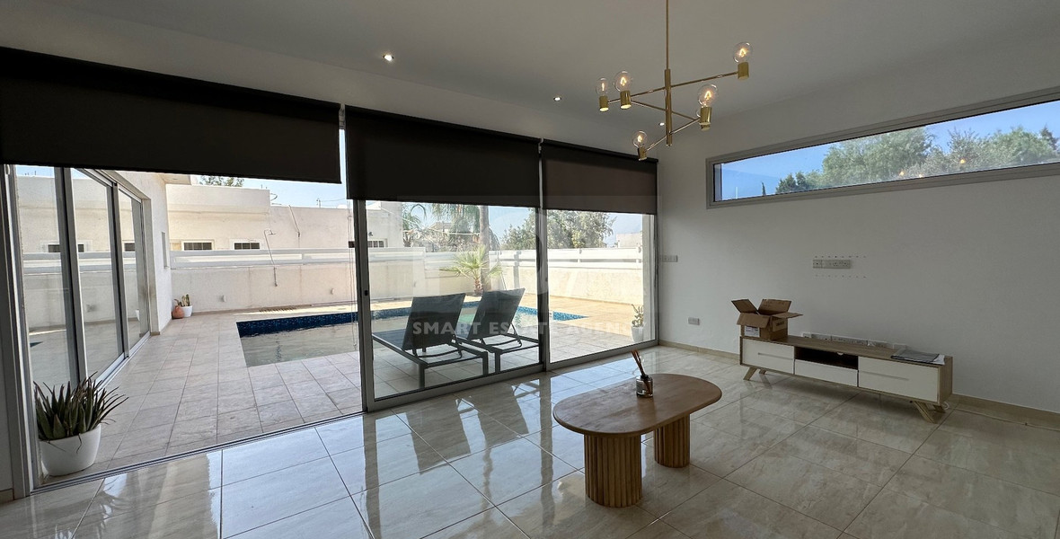 A lovely modern Detached Three Bedroom house in the sought after location of Ekali opposite a park.