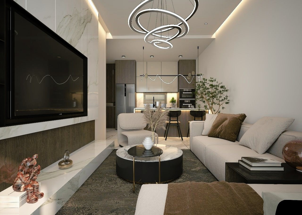 Квартира 1 спальня 51 м² муниципалитет Пафос, Кипр