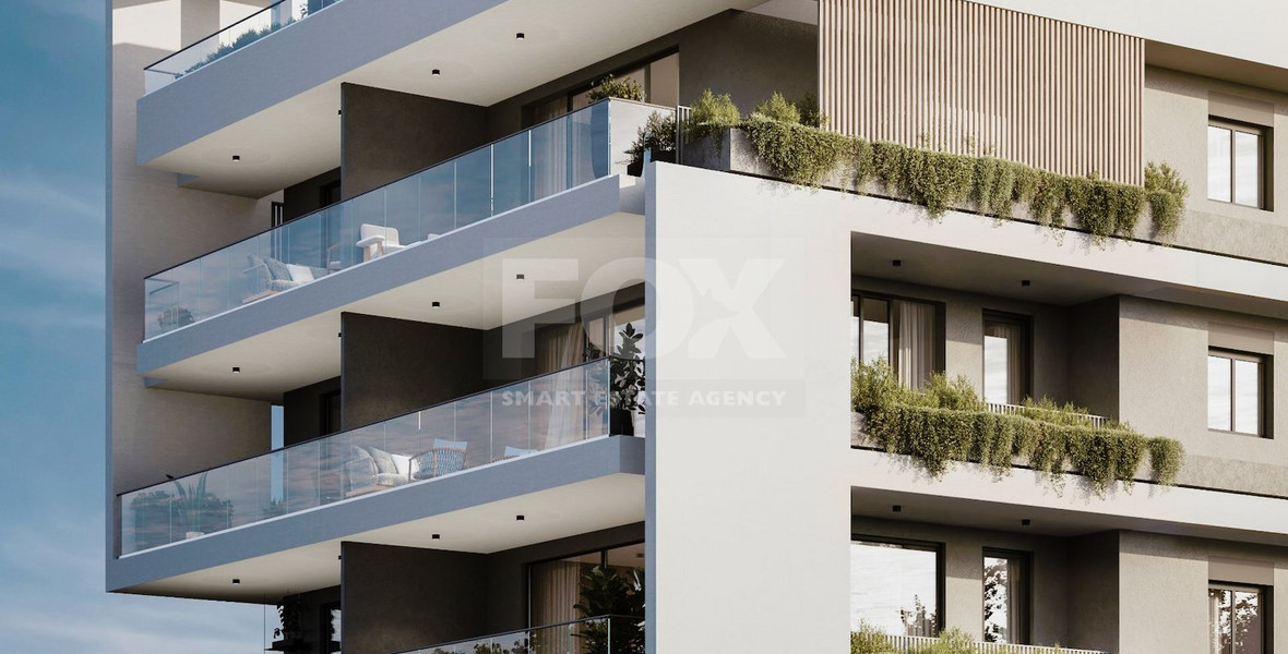 Top floor Two bedroom apartment with roof garden for sale in Agios Athanasios, Limassol