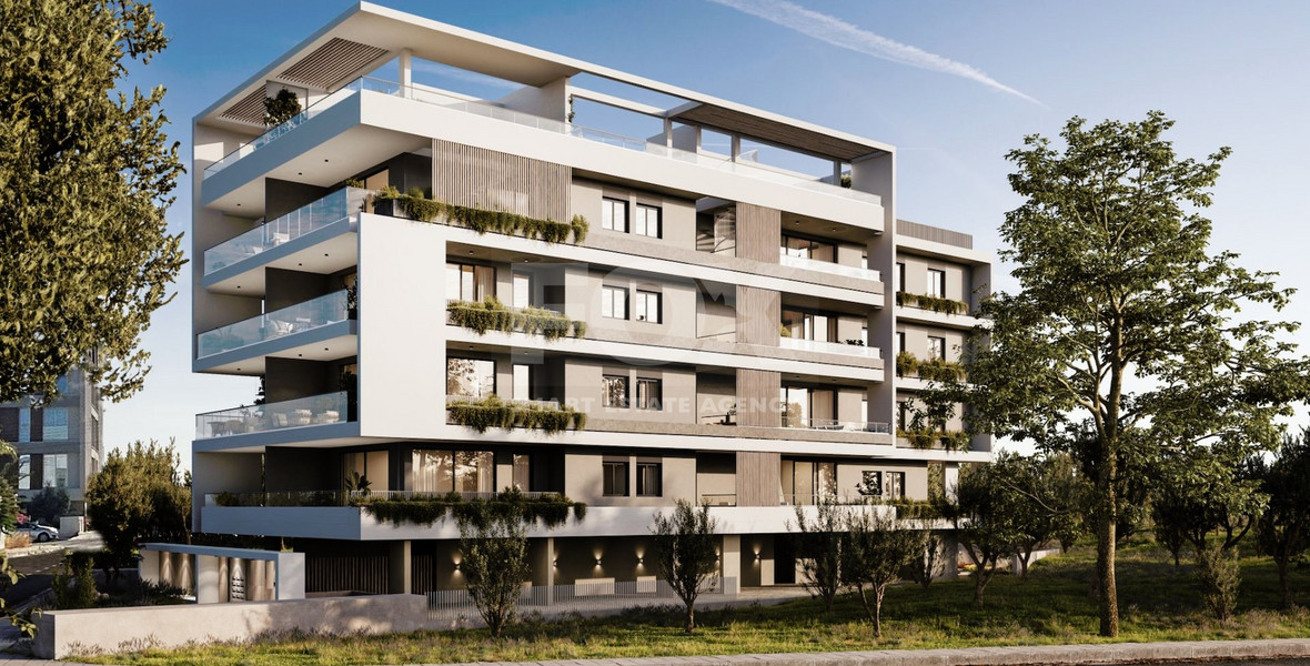 Top floor Two bedroom apartment with roof garden for sale in Agios Athanasios, Limassol