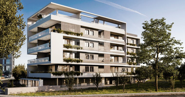 Top floor Two bedroom apartment with roof garden for sale in Agios Athanasios, Limassol