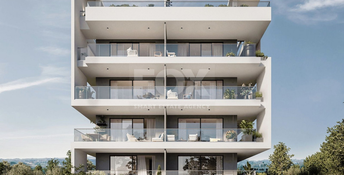 Top floor Two bedroom apartment with roof garden for sale in Agios Athanasios, Limassol