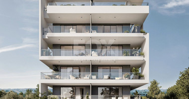 Top floor Two bedroom apartment with roof garden for sale in Agios Athanasios, Limassol