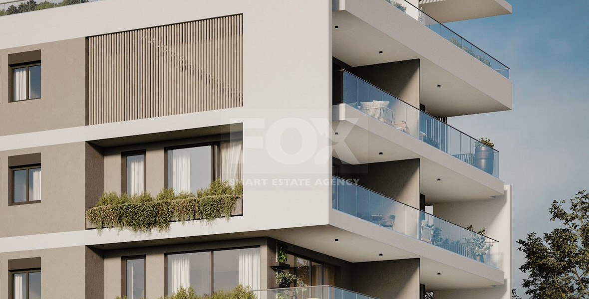 Top floor Two bedroom apartment with roof garden for sale in Agios Athanasios, Limassol