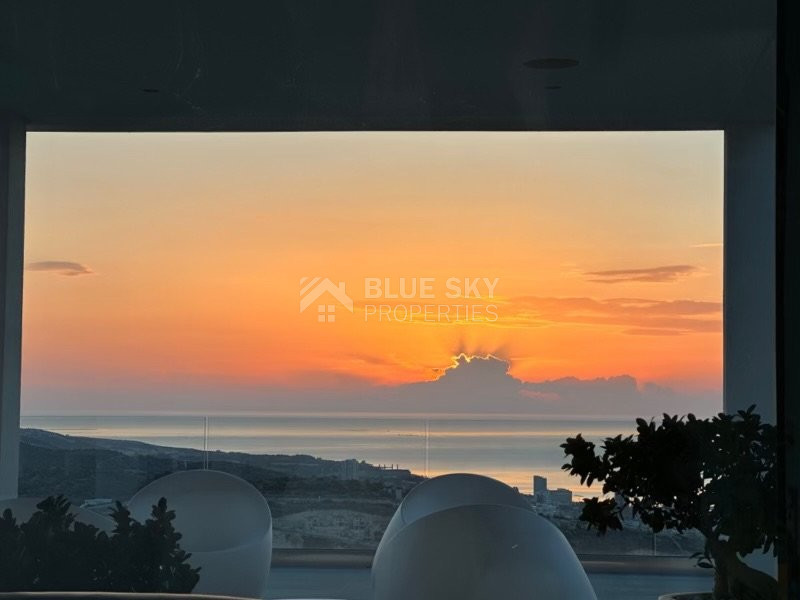 Outstanding villa with panoramic unobstructed seaview for sale in Agios Tychonas