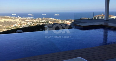 Outstanding villa with panoramic unobstructed seaview for sale in Agios Tychonas