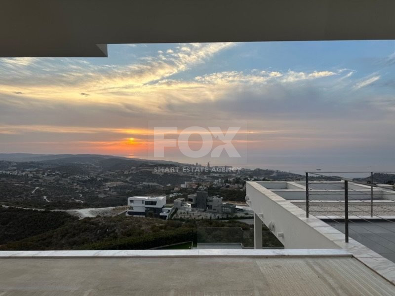 Outstanding villa with panoramic unobstructed seaview for sale in Agios Tychonas