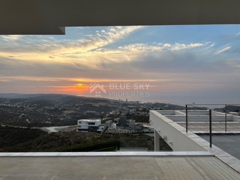 Outstanding villa with panoramic unobstructed seaview for sale in Agios Tychonas