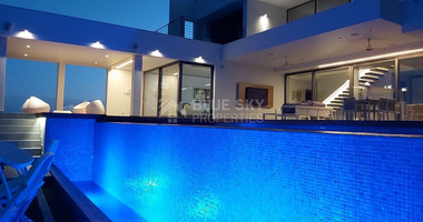 Outstanding villa with panoramic unobstructed seaview for sale in Agios Tychonas