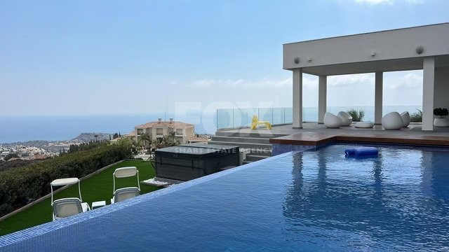 Outstanding villa with panoramic unobstructed seaview for sale in Agios Tychonas