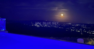 Outstanding villa with panoramic unobstructed seaview for sale in Agios Tychonas