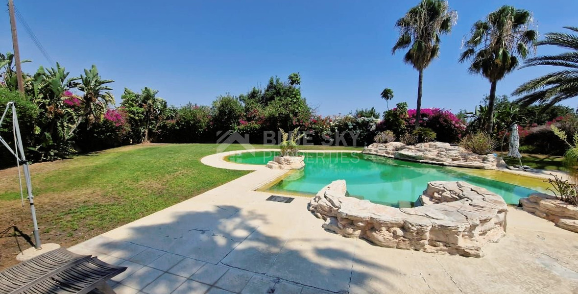 Set in 5360 sq.m. Luxurious Villa for Sale in Parekklisia – A Tranquil Retreat in Limassol