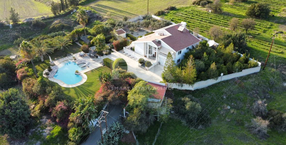 Set in 5360 sq.m. Luxurious Villa for Sale in Parekklisia – A Tranquil Retreat in Limassol