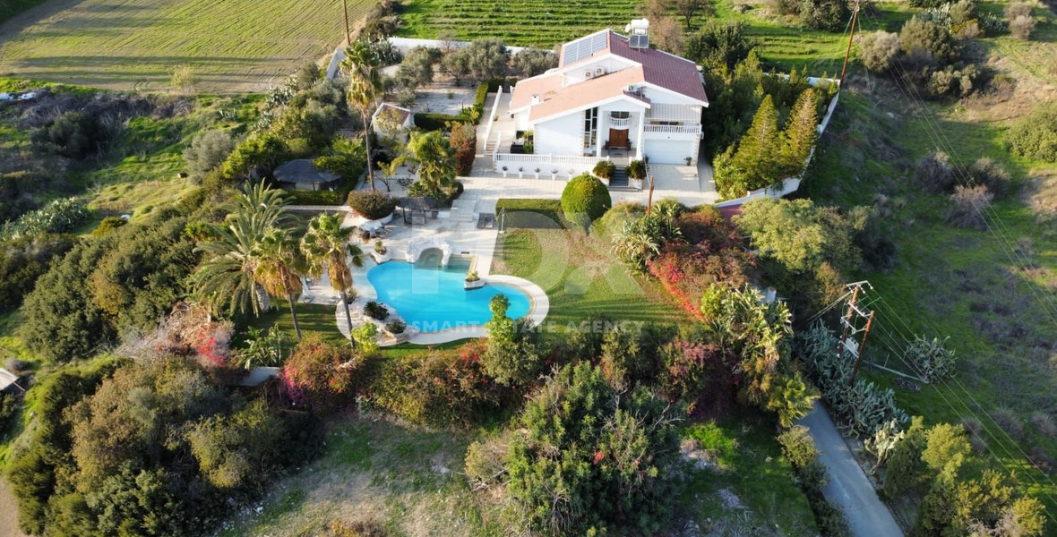 Set in 5360 sq.m. Luxurious Villa for Sale in Parekklisia – A Tranquil Retreat in Limassol