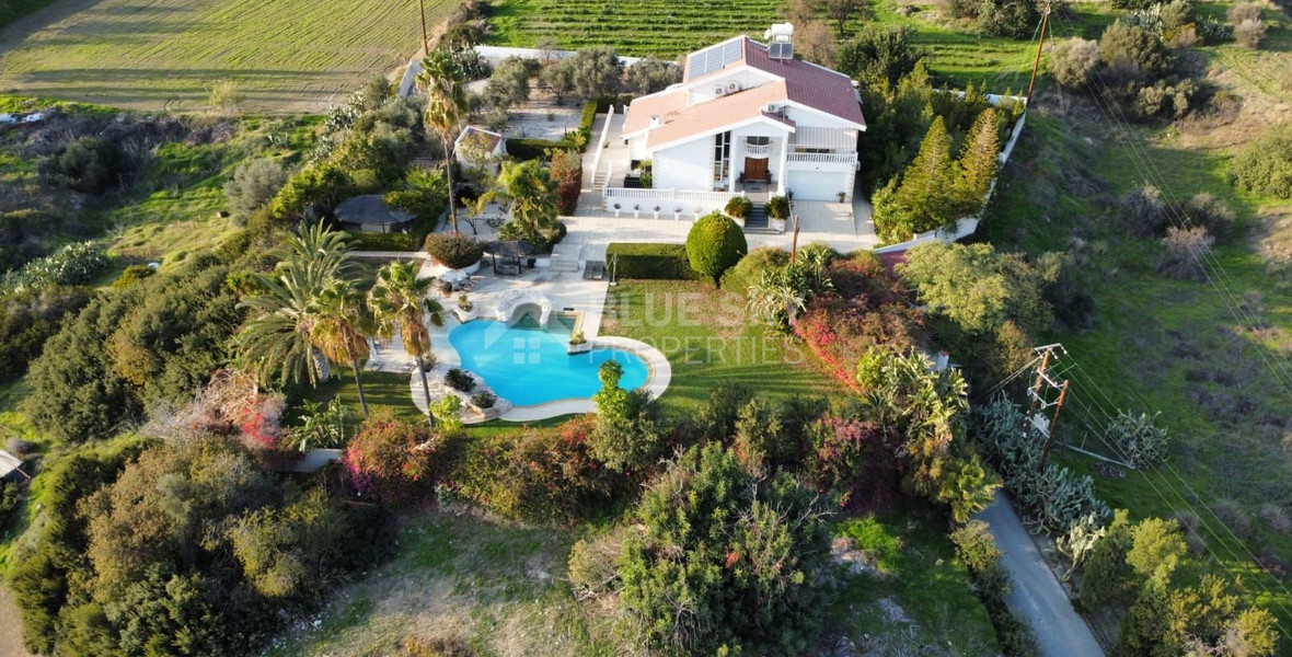 Set in 5360 sq.m. Luxurious Villa for Sale in Parekklisia – A Tranquil Retreat in Limassol