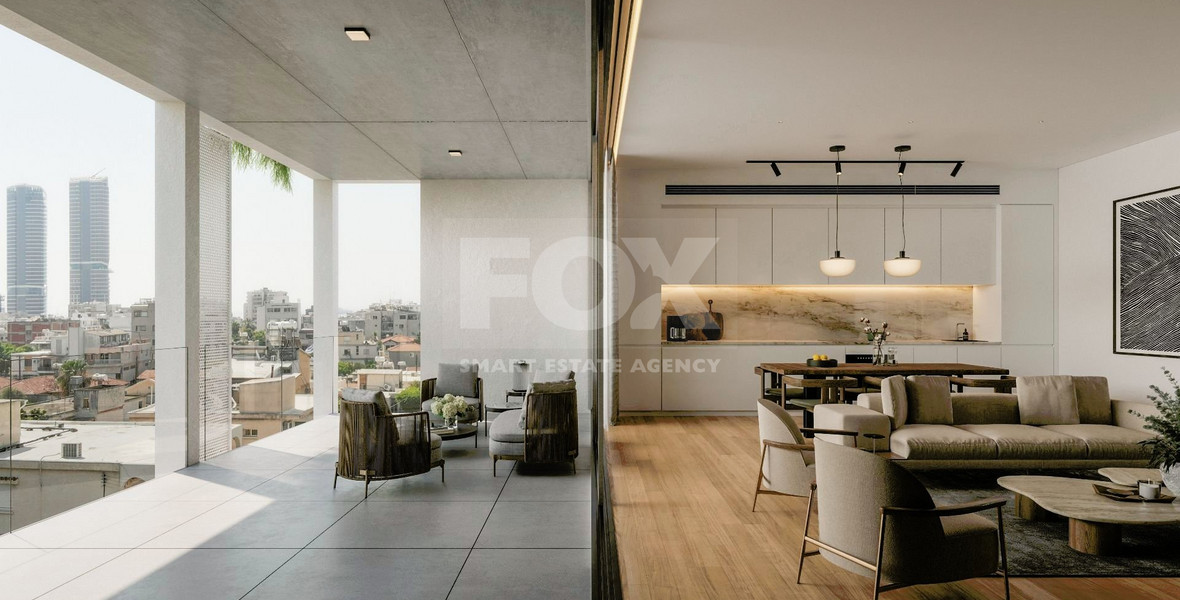 Top Floor Three bedroom apartment with roof garden for sale in Agios Nikolaos, Limassol