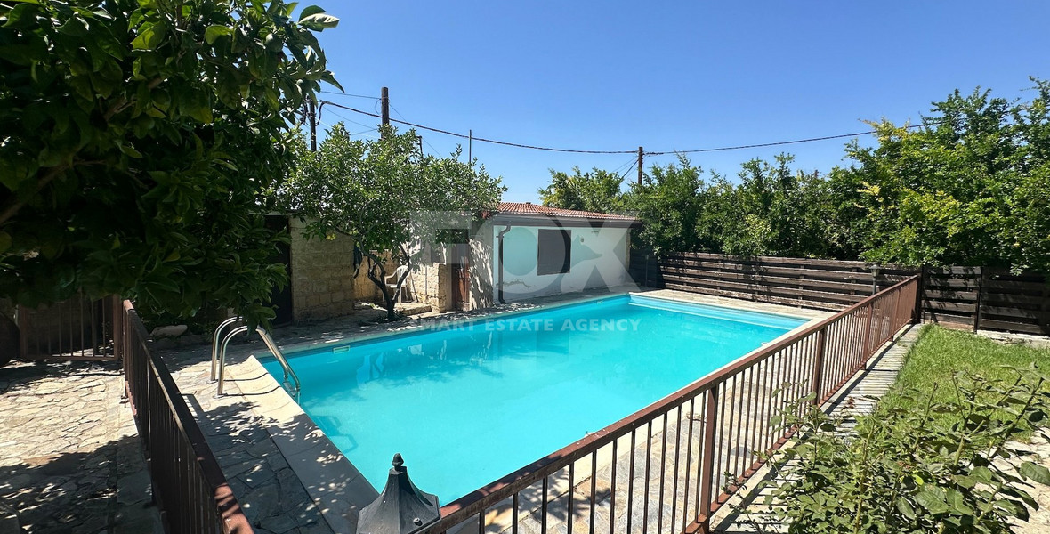 Two Traditional Stone houses with Pool in Salamiou